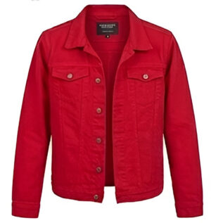 tipo 8 Chaqueta Jean Terracota (Rojo Ladrillo)